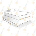 Cama Box Com Baú Viúva + Colchão De Espuma D33 - Castor - Sle