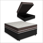 Cama Box com Baú Viúva + Colchão de Molas Anjos Classic Super