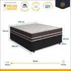 Cama Box com Baú Viúva + Colchão de Molas Anjos Classic Super