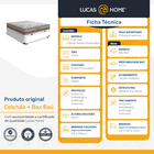 Cama Box Com Baú Viúva + Colchão De Molas Ensacadas - Anjos -