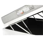 Cama Box Com Baú Viúva + Colchão Ortobom 128x188x54cm Branco