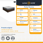 Cama Box Com Baú Viúva + Colchão Ortopédico D33 - Ortobom - I
