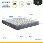 Cama Box Com Baú Viúva + Colchão Ortopédico D33 - Ortobom - I