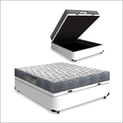 Cama Box Com Baú Viúva + Colchão Ortopédico D33 - Ortobom - I