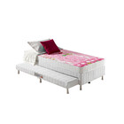 Cama Box Com Bicama Solteiro Branca + Colchão Espuma D20 Sant