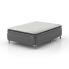 Cama Box Com Colchão Casal Classic Com Espuma D40 (66x138x188