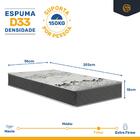 Cama Box Com Colchão De D33 Iso 3000 Solteiro King 96cm
