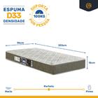 Cama Box Com Colchão De Espuma D33 Castor Sleep Max Solteiro