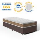 Cama Box Com Colchão De Espuma D33 Double Face Air Pro Força