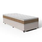 Cama Box Com Colchão De Espuma D33 Double Face Air Pro Força