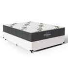 Cama Box Com Colchão De Espuma D33 Ortobom Airtech 100 Casal