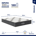 Cama Box Com Colchão De Espuma D33 Ortobom Airtech 100 Casal