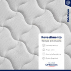 Cama Box Com Colchão De Espuma D33 Ortobom Airtech Ortopillow