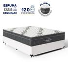 Cama Box Com Colchão De Espuma D33 Ortobom Airtech Ortopillow