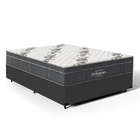 Cama Box Com Colchão De Espuma D33 Ortobom Airtech Ortopillow