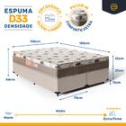 Cama Box Com Colchão De Espuma D33 Pillow In Luna Queen 158cm
