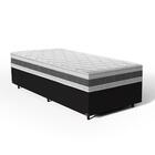 Cama Box Com Colchão De Espuma D45 Double Face Air Pro Força