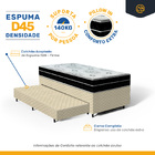 Cama Box Com Colchao De Espuma D45 Pillow In Anjos Ortoconfor