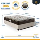 Cama Box Com Colchão De Espuma D45 Probel Guarda-costas Profo