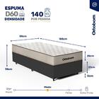 Cama Box Com Colchão De Espuma D60 Ortobom Force Dream Soltei