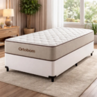 Cama Box Com Colchão De Espuma D60 Ortobom Force Dream Soltei