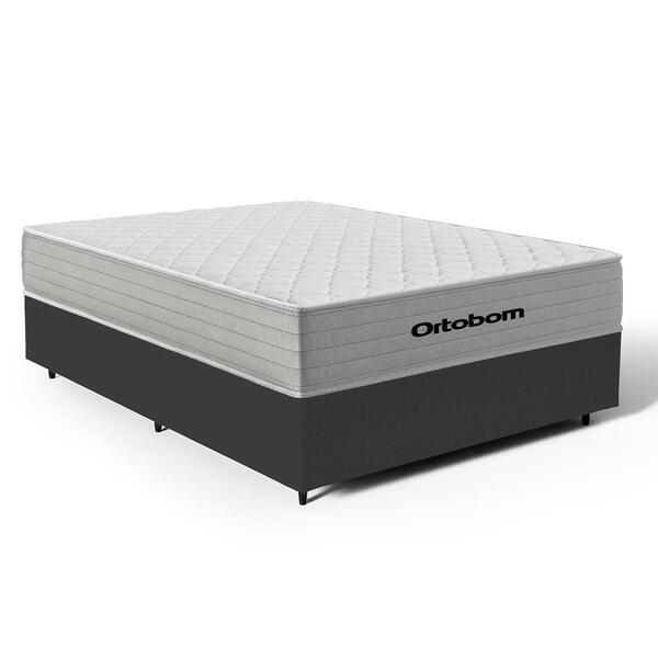 Cama Box Com Colchão De Molas Ensacadas Ortobom One Face Plen