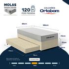 Cama Box Com Colchão De Molas Ensacadas Ortobom One Face Plen