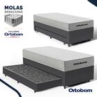 Cama Box Com Colchão De Molas Ensacadas Ortobom One Face Plen
