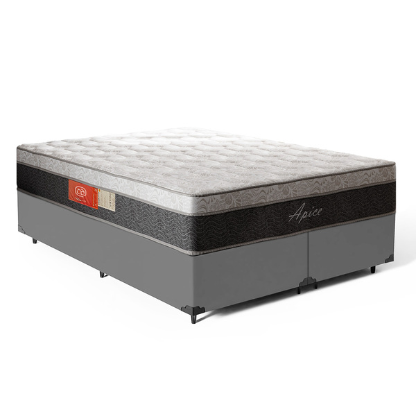 Cama Box Com Colchão De Molas Ensacadas Pillow In Apice Queen