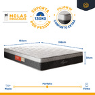 Cama Box Com Colchão De Molas Ensacadas Pillow In Apice Queen