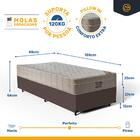 Cama Box Com Colchão De Molas Ensacadas Pillow In Techcomfort