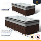 Cama Box Com Colchao Espuma D33 Pillow In Anjos Ortosleep + A