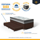 Cama Box Com Colchao Espuma D33 Pillow In Anjos Ortosleep + A