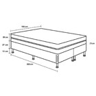 Cama Box Com Colchão King Dubai Molas Ensacadas (77x193x203)
