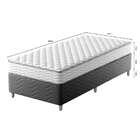 Cama Box Com Colchão Solteirão Howie Espuma D45 (17x96x203) B