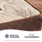 Cama Box com Colchão Solteiro Ortopédico D33 88x188cm Bf Colc