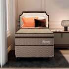 Cama Box Com Colchão Solteiro Supreme Mola Ensacada (72x88x18