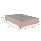 Cama Box Com Colchão Viúva Guldi Macio Mola Ensacada Cru