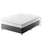 Cama Box Com Colchão Viúva Howie Espuma D28 (17x128x188) Bran