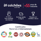 Cama Box com Colchão Viúva Ortopédico Espuma D33 Firme 128x18