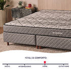 Cama Box com Colchão Viúva Ortopédico Espuma D33 Firme 128x18