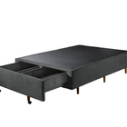 Cama Box Com Sapateira Casal 138x188x30 Cm Móveis Digital - S