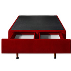 Cama Box Com Sapateira Solteiro 88x188x30 Cm Móveis Digital -