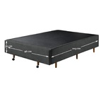 Cama Box Com Sapateira Solteiro 96x203x30 Cm Móveis Digital -