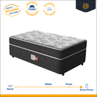 Cama Box Conjugada Ortopédica Solteiro De Espuma Lucas Home U
