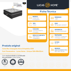Cama Box Conjugada Ortopédica Viúva De Espuma Com 2 Travessei