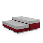 Cama Box Conjugada Solteiro Com Auxiliar Colchões Sensor Bran