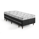 Cama Box Conjugada Solteiro D-28 Com Auxiliar 188cm X 88cm X