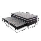 Cama Box Conjugada Solteiro Tamanho Especial Com Auxiliar Bra