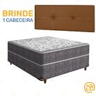 Cama Box Conjugada Viúva De Molas Ensacadas Montana + Cabecei
